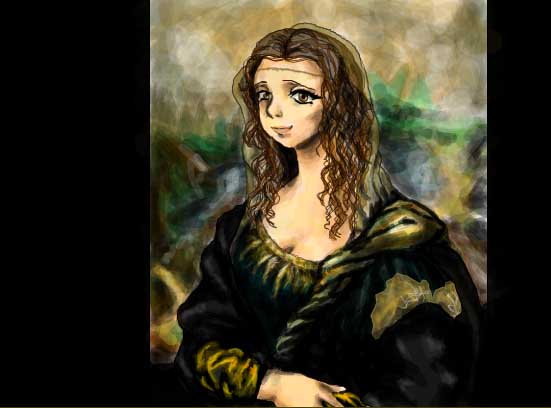 Mona Lisa anime style by bearockon on DeviantArt