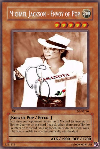 michaels yugioh cards Pharaonic Advent - PHHY-EN096 Super Rare Michael Jackson Yugioh Card by