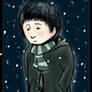 mr snape, out of the snow - ls