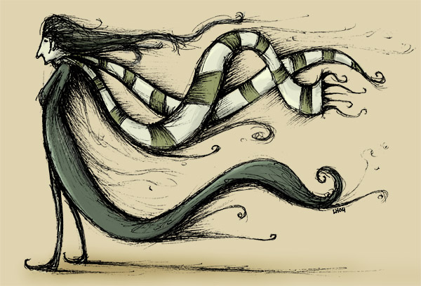 a disagreeably windy day - ls