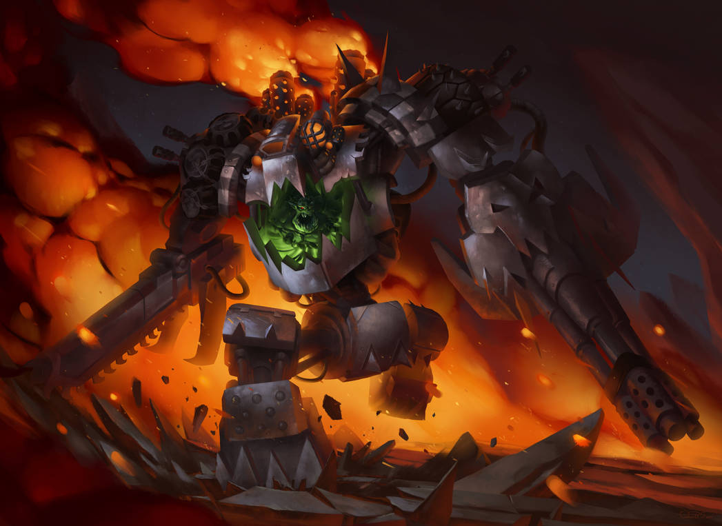 Warhammer 40k - Deff Dread by Arturbs on DeviantArt