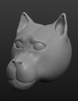 Sculptris - Dog head