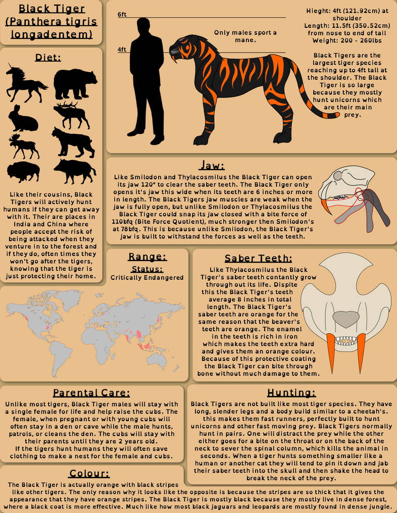 🔥 Tiger Comparison Chart 🐅 : r/NatureIsFuckingLit