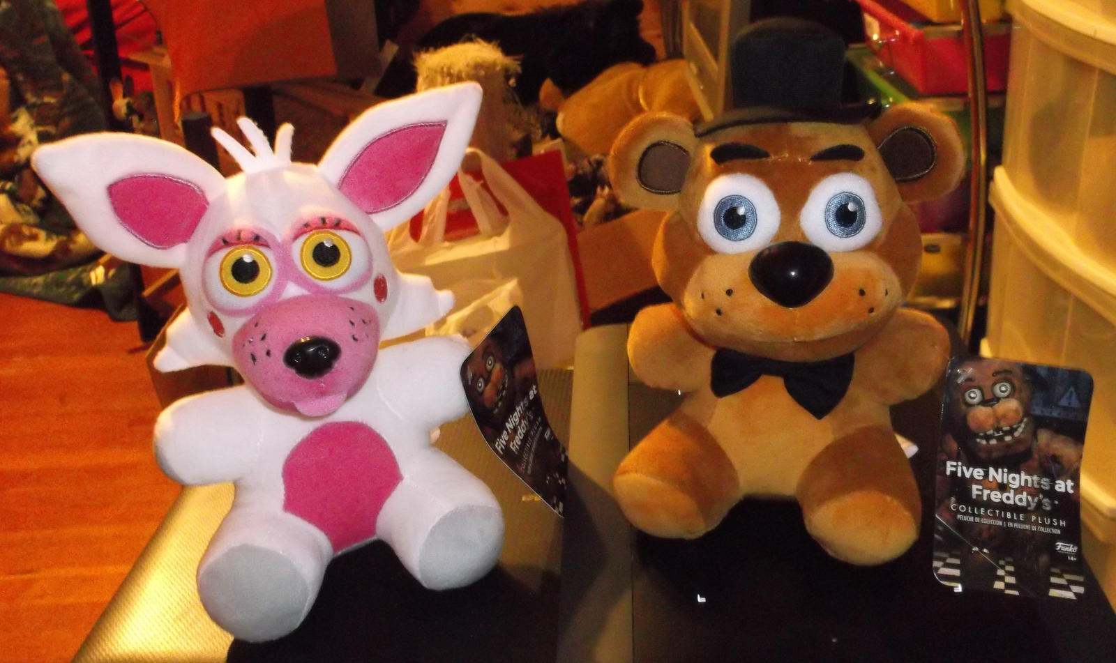 Funtime Foxy (Mangle) and Freddy Plushies!