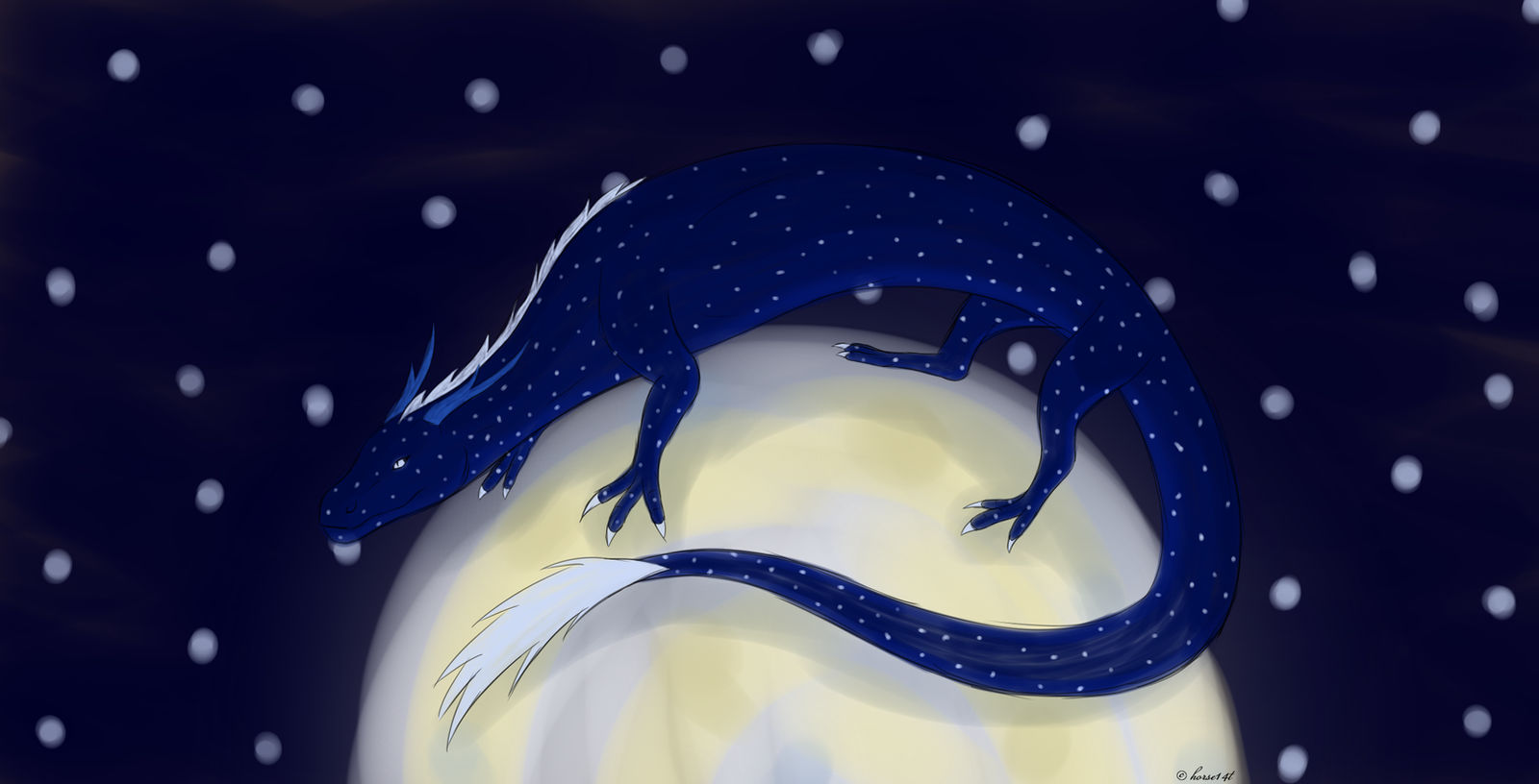 Luna: Goddess of the night by horse14t