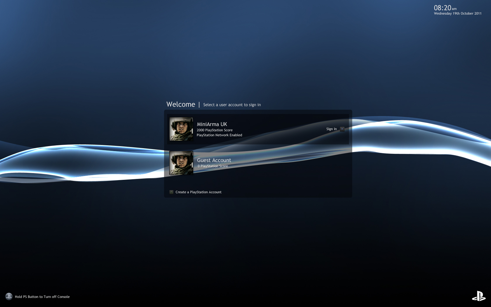 PlayStation 3 UI Concept