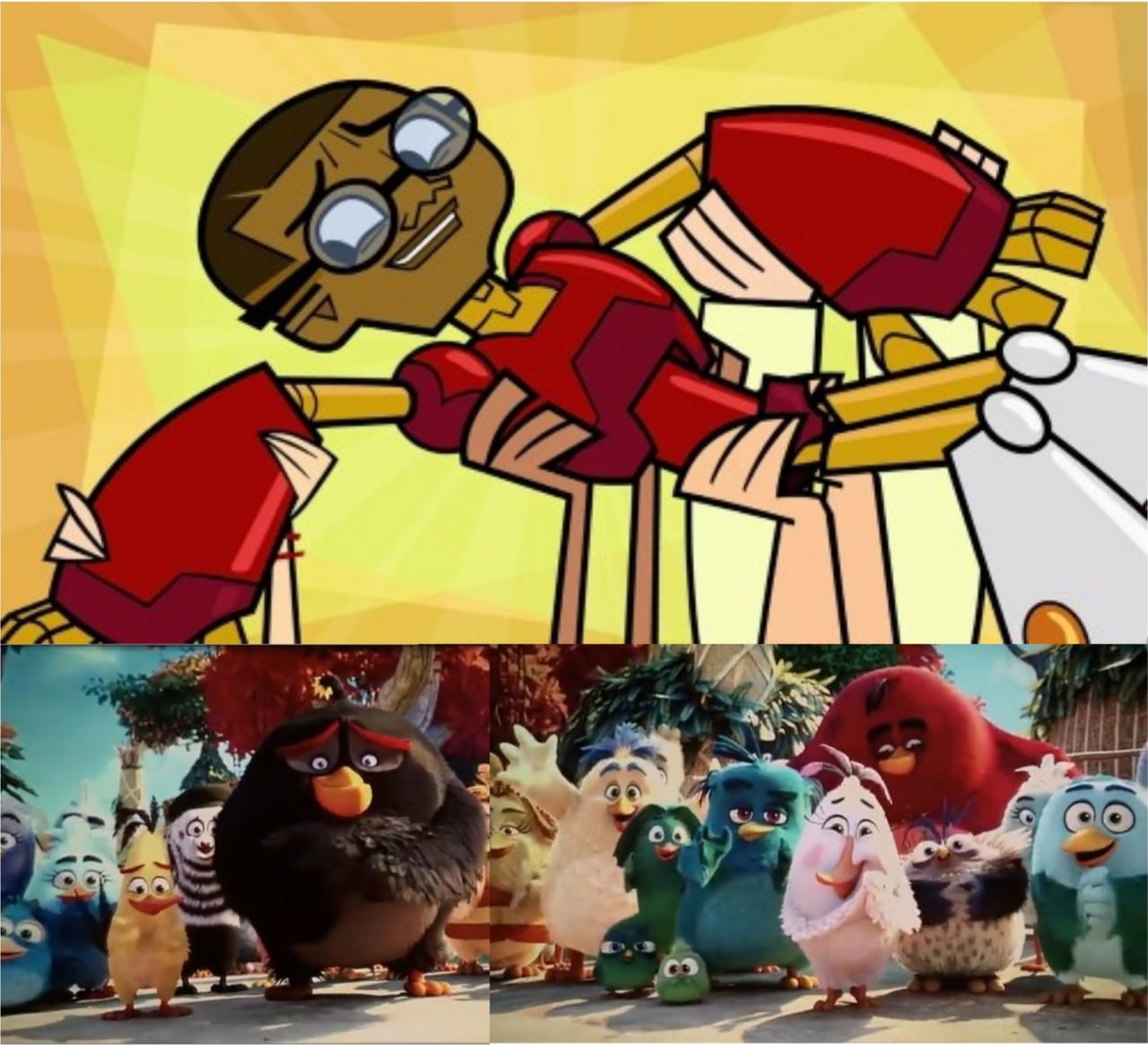 The Angry Birds Cheer Over Cameron's Win In ROTI by Darcy2004 on DeviantArt