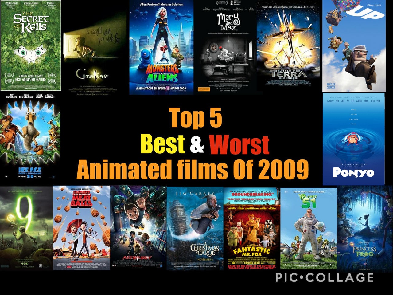 Top 5 BestAWorst Animated Films Of 2009 by Darcy2004 on DeviantArt