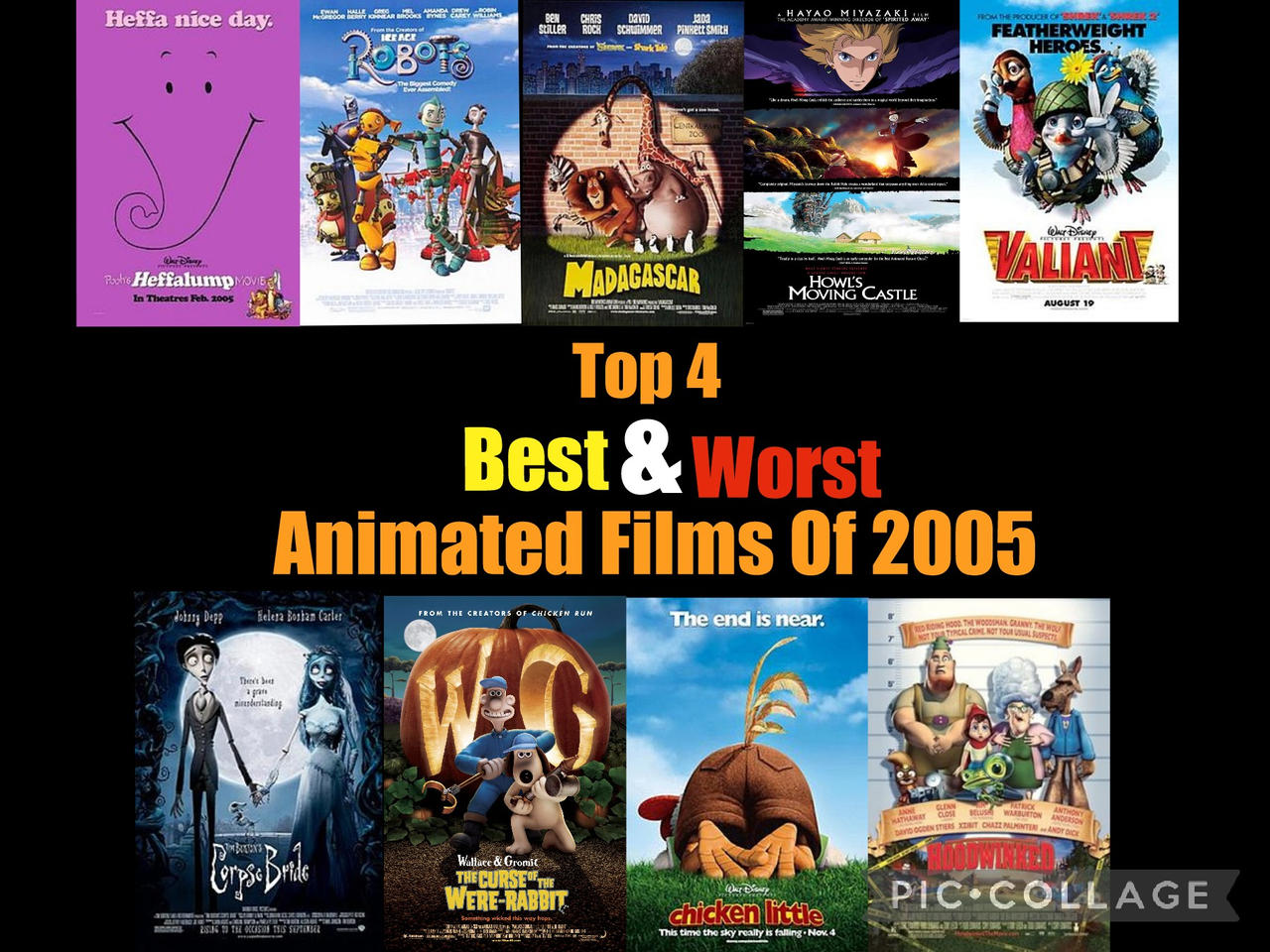 Top 4 BestAWorst Animated Films Of 2005 by Darcy2004 on DeviantArt