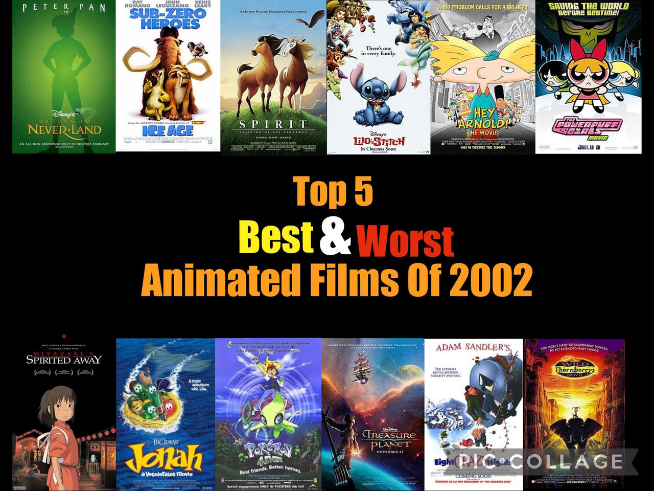 Top 5 BestAWorst Animated Films Of 2002 by Darcy2004 on DeviantArt