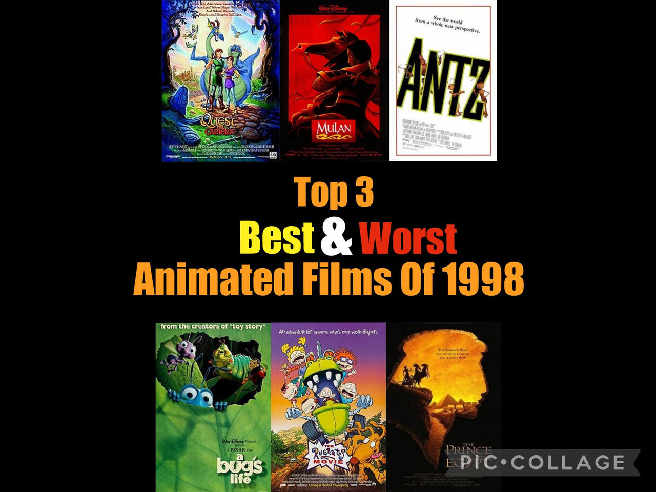 Top 3 BestAWorst Animated Films Of 1998 by Darcy2004 on DeviantArt