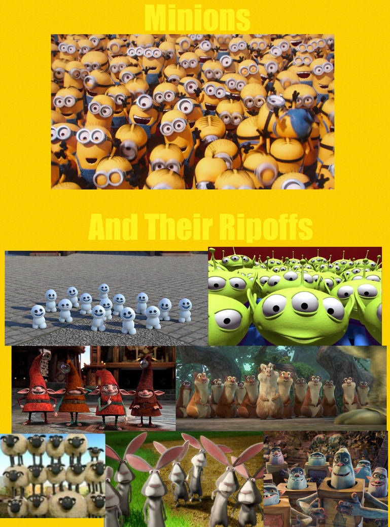 Minions And Their Ripoffs by Darcy2004 on DeviantArt