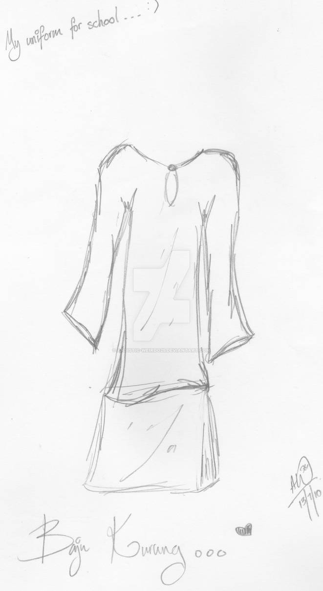 Baju Kurung By Artistic Weirdo25 On Deviantart