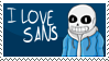 [Stamp][Undertale] I love Sans Stamp