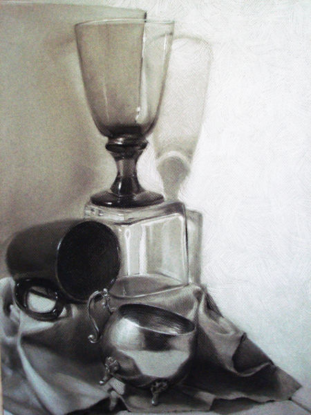 Charcoal Still life by MaGLIL