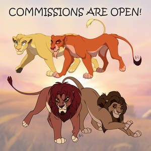 COMMISSIONS ARE OPEN