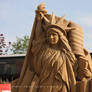 Statue of Liberty in Sand