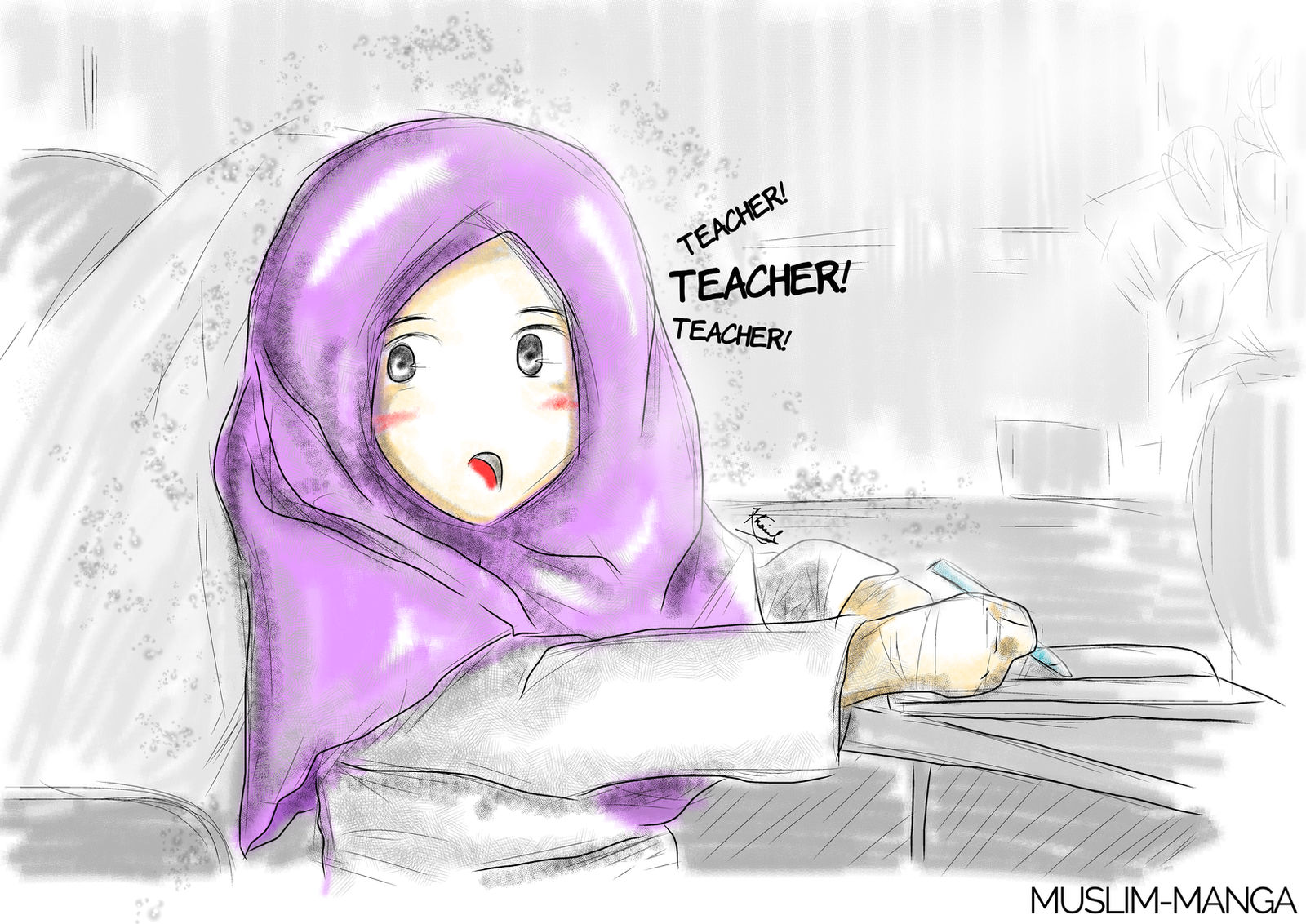 Teacher, teacher, teacher!