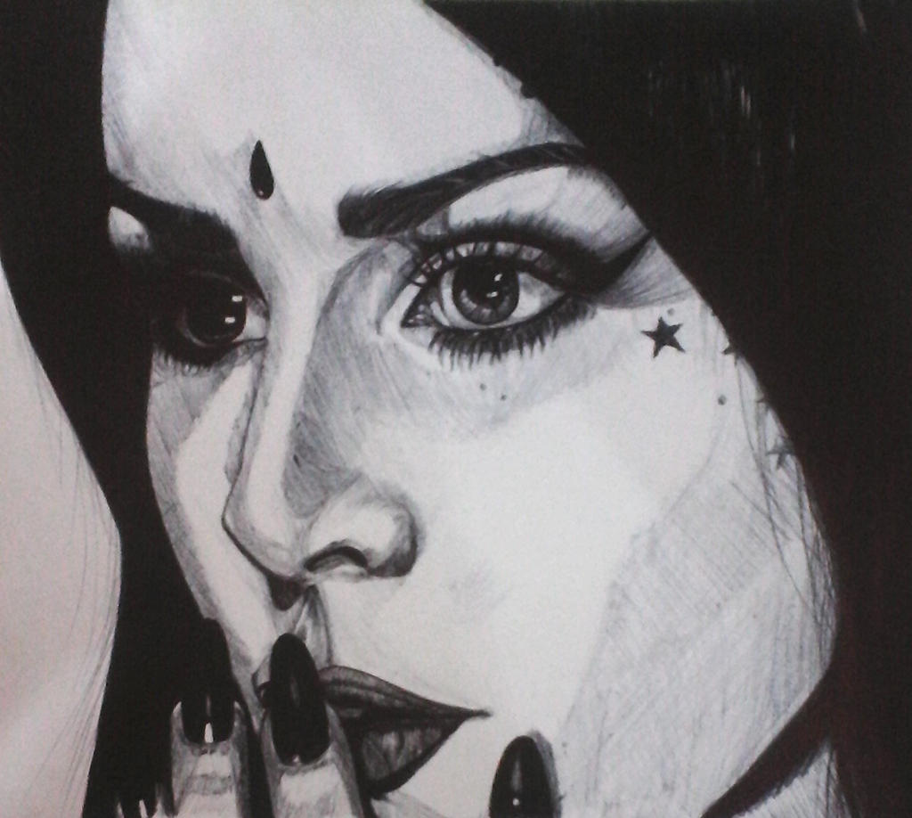 Kat Von D Portrait