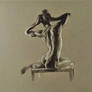 Figure drawing toned paper