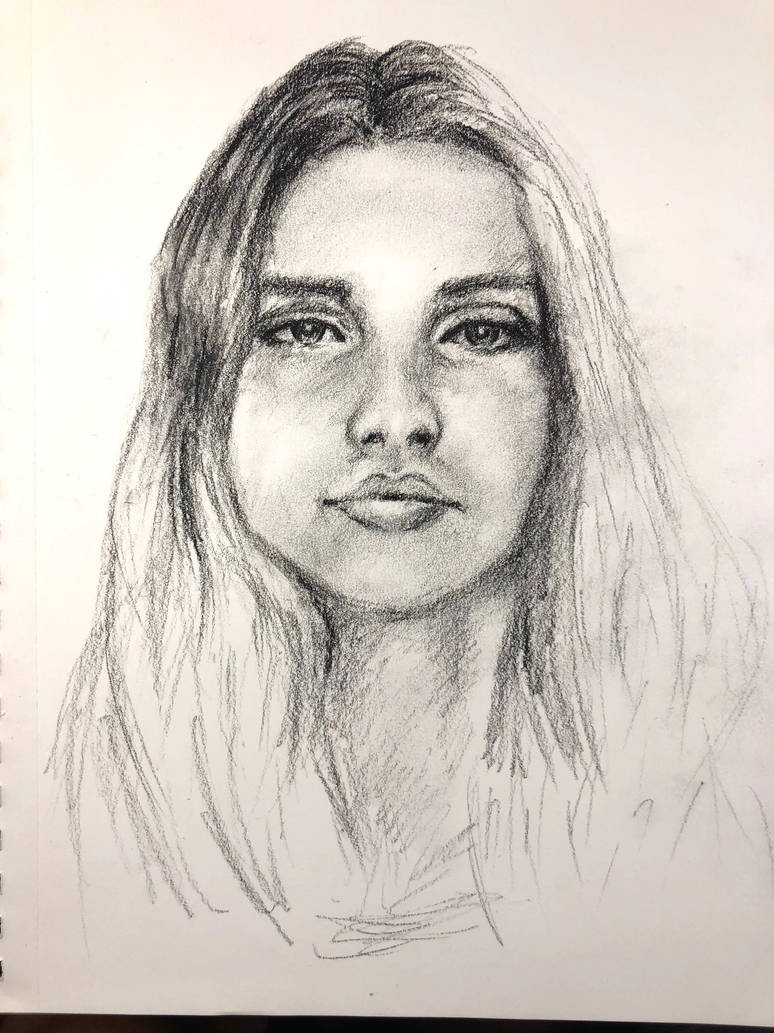Stranger portrait sketch by akarudsan