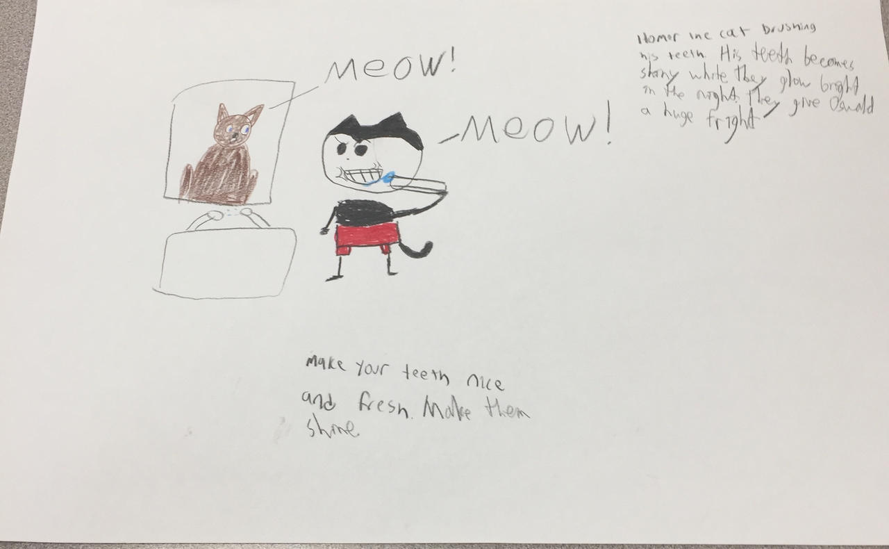 Homer the Cat and his 'shadow' by Oswaldfan123 on DeviantArt