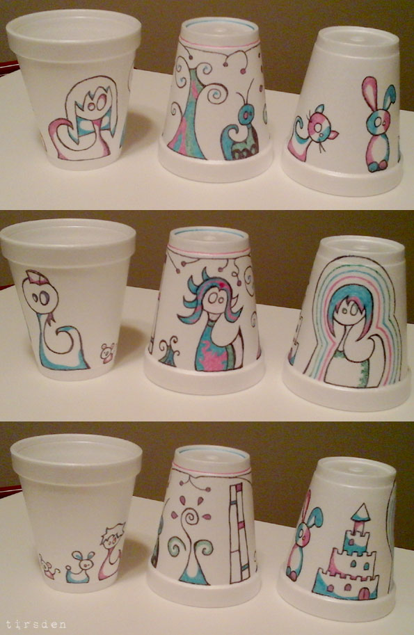 PT Rehab Styrofoam Cup Art 3 by tirsden
