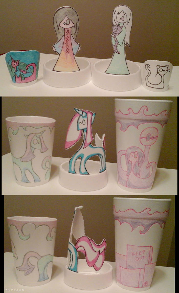 PT Rehab Styrofoam Cup Art 6 by tirsden