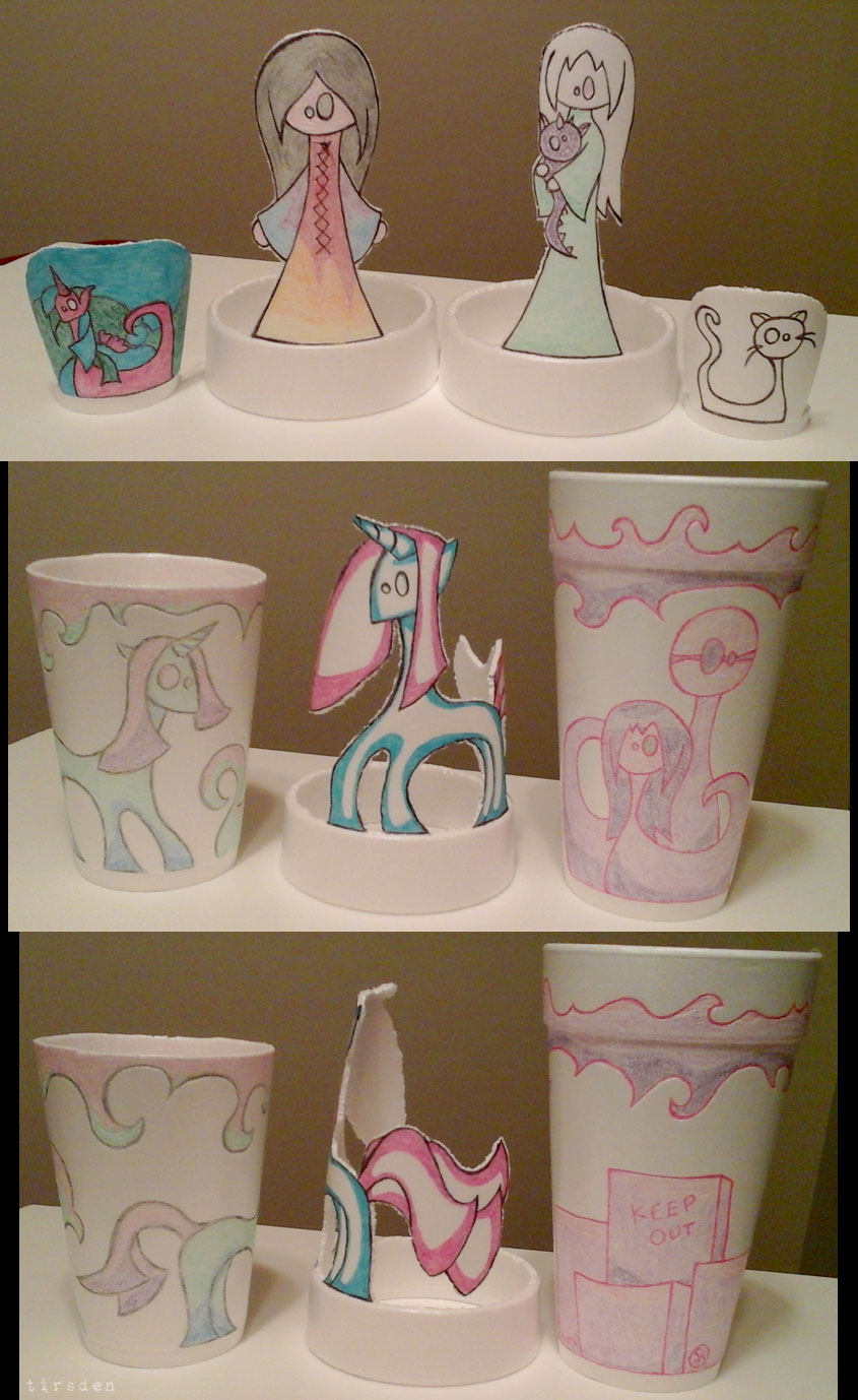 PT Rehab Styrofoam Cup Art 6 by tirsden