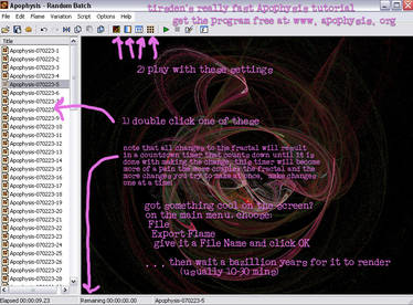 quick+dirty Apophysis tutorial