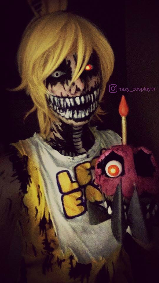 FNAF 4 Cosplay - Nightmare Chica by HazyCosplayer on DeviantArt