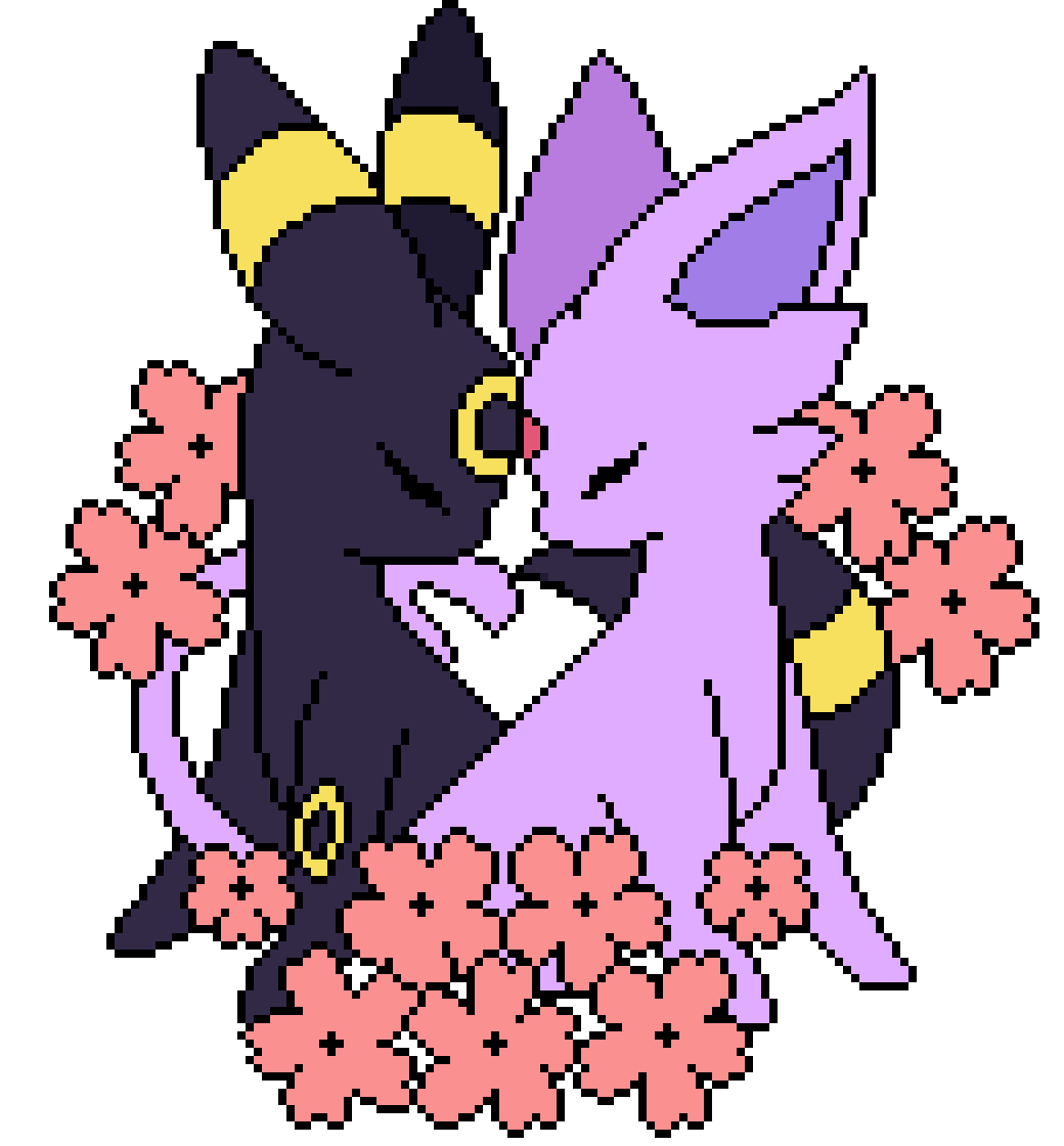 Siny Umbreon pixel art by Deniozzz on DeviantArt