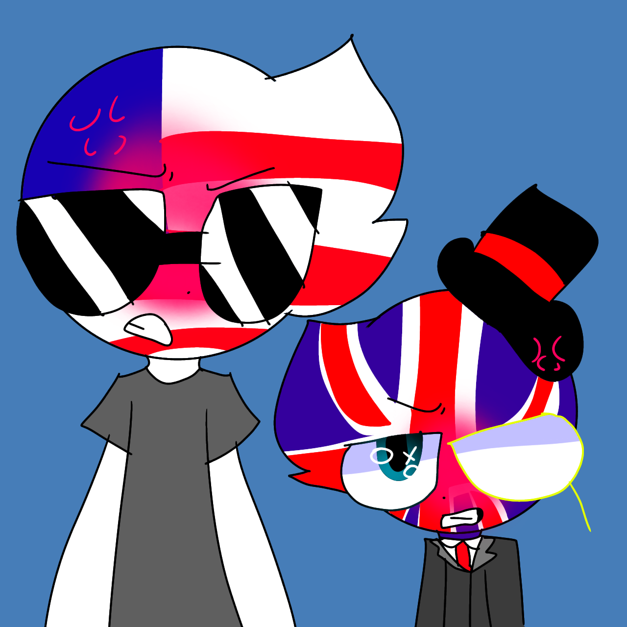 British and American angry meme template by Kittybuttu on DeviantArt