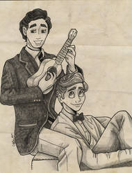 Klaine and a Ukulele