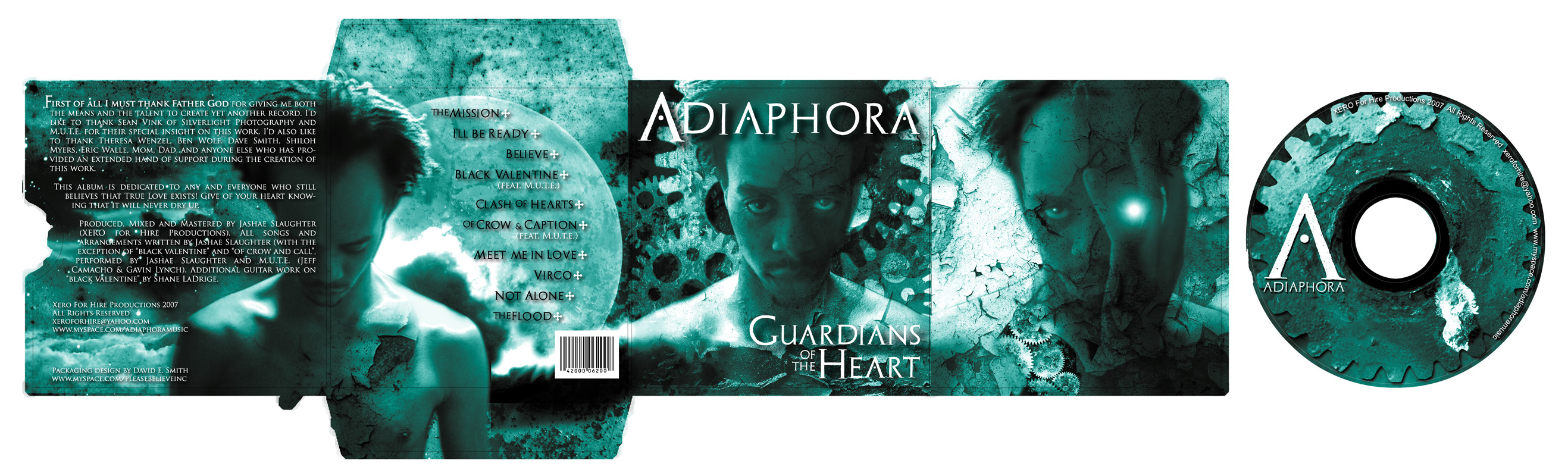 Adiaphora CD packaging