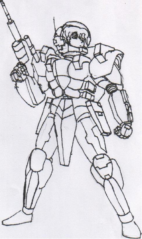 Battle Armor pose by Deadman0087 on DeviantArt