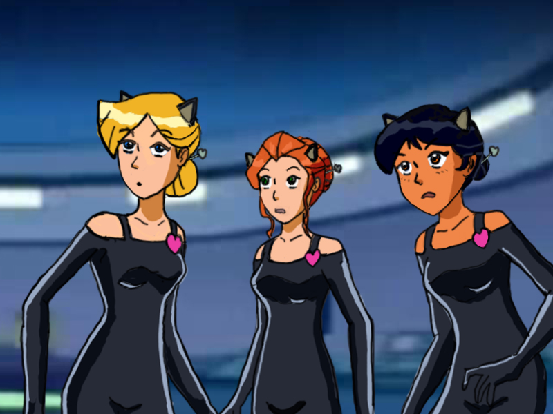 The Spies in their Catsuits