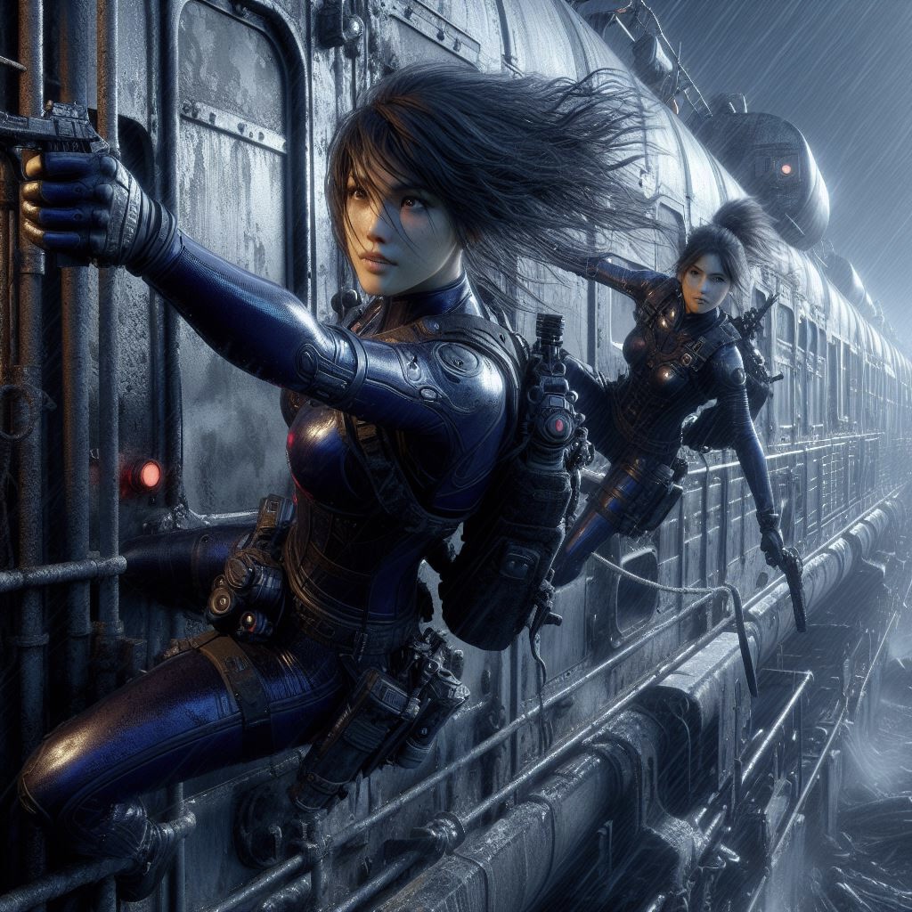 Hana Tsu-Vachel and Rain Qin by FearEffect2redux on DeviantArt