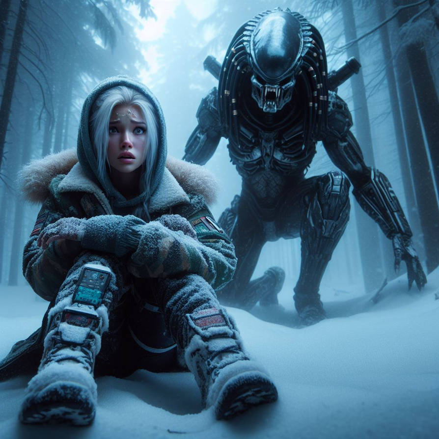 Predator Redux Rain Qin and a Predator by FearEffect2redux on DeviantArt