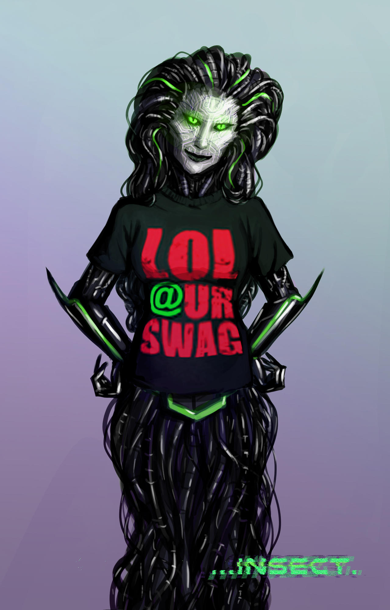 Lol Character Insect LOL @ UR SWAG, INSECT by DeepChrome on DeviantArt