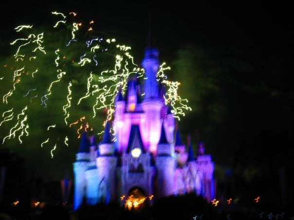 Cinderella's Castle at Night