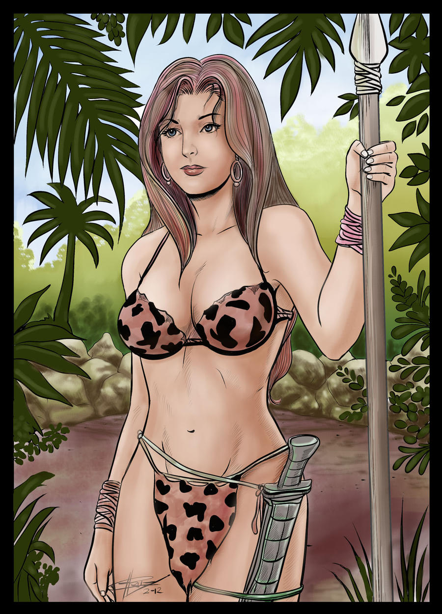 Jungle girl colored by hdcrootz. jungle girl colored by hdcrootz. deviantAR...