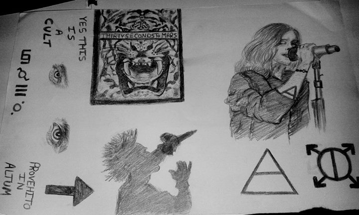 My 30 Seconds to Mars Sketch!