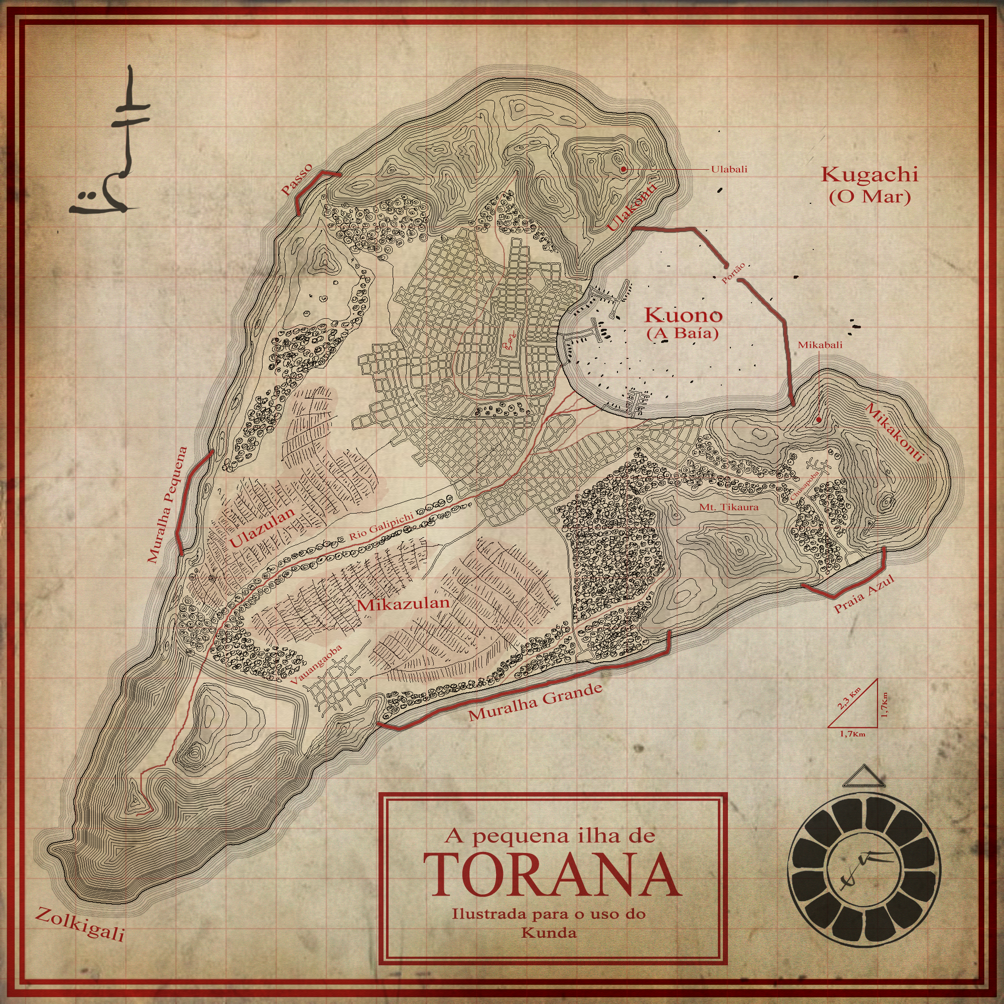 Mapa de Torana