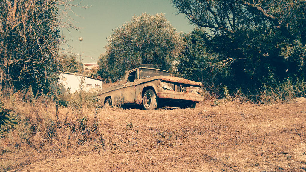Rusted 1966 Dodge Ram by B455CANNON on DeviantArt