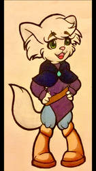 Anthro Arctic Fox Adopt {Open}