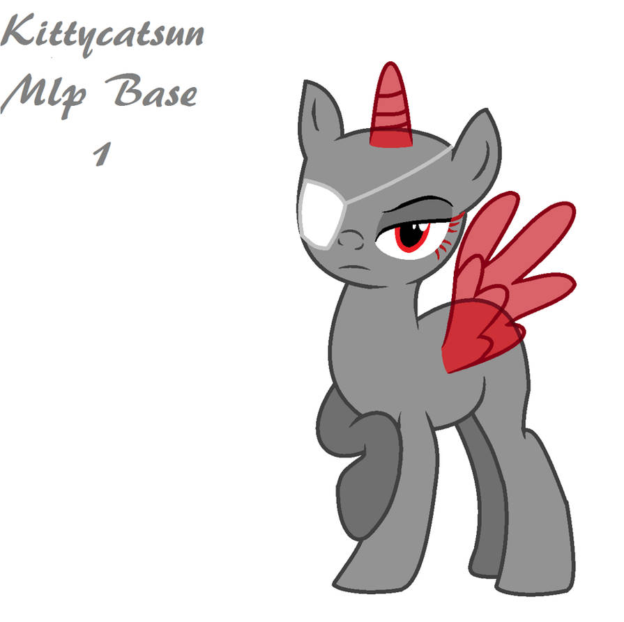 Mlp base 1: Evil Stare by kittycatsun on DeviantArt