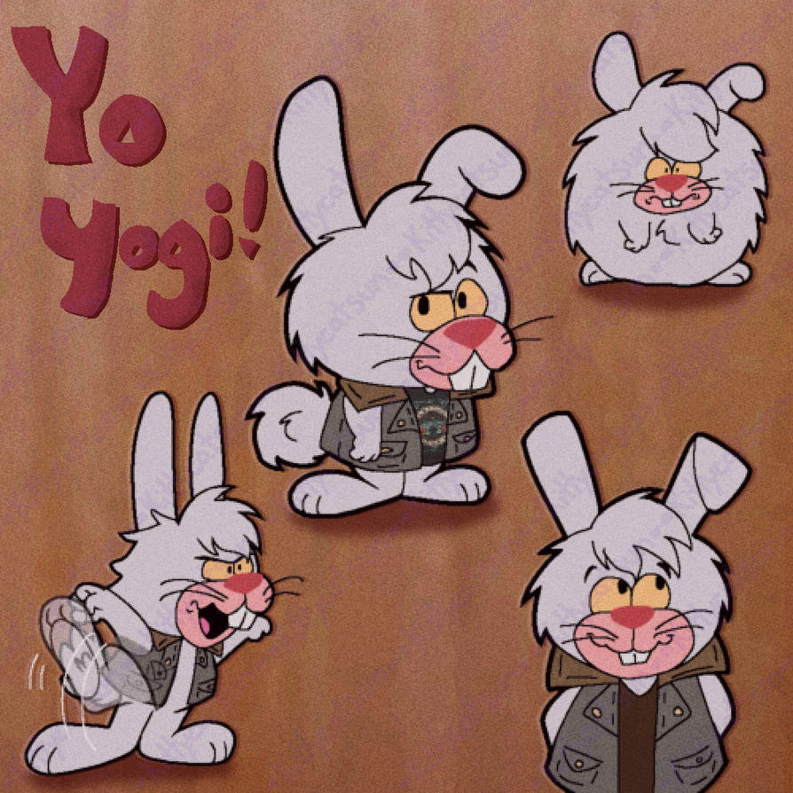 Yeggi Yellow Rabbit Yo Yogi AU - Ricochet Rabbit by kittycatsun on DeviantArt
