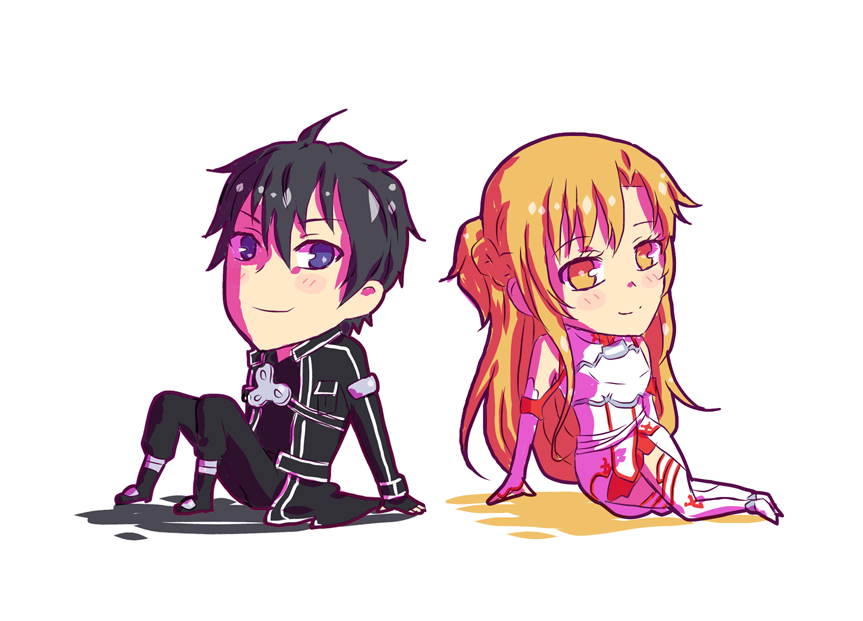 Asuna and Kirito Stickers