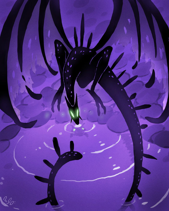 Shadow Dragon by M-GO on DeviantArt